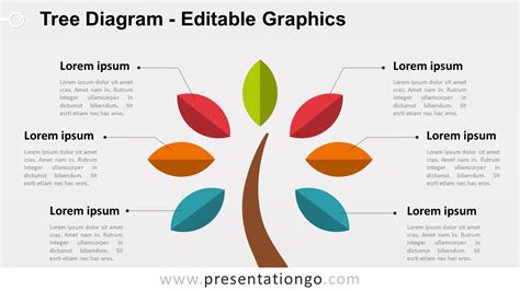 Simple Tree PowerPoint Diagram - PresentationGO.com