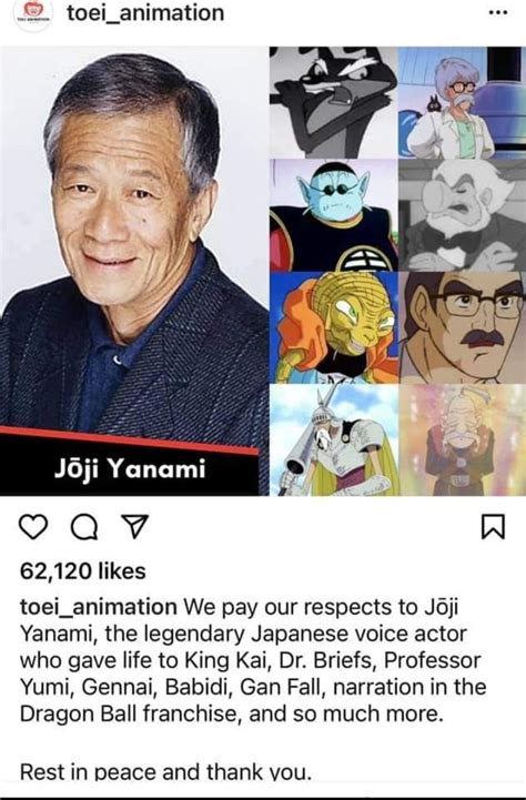 Toei_animation JOji Yanami 62,120 likes Al toei_animation We pay our ...