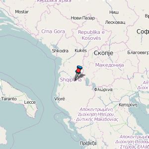 Elbasan Map Albania Latitude & Longitude: Free Maps