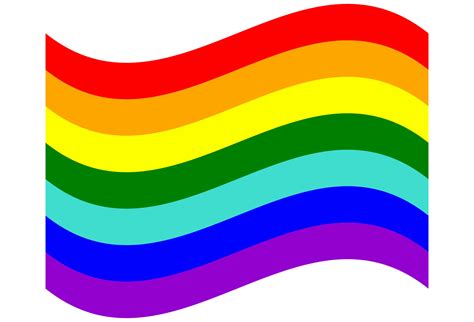 LGBT pride flag, rainbow flag background. Multicolored peace flag ...