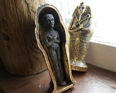 DISCOUNT -Mummy in Coffin, Egyptian Sarcophagus with Mummy, King Tut ...