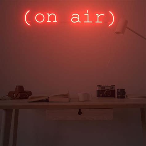 On air Send a signal with our On Air neon sign. Taking inspiration from ...