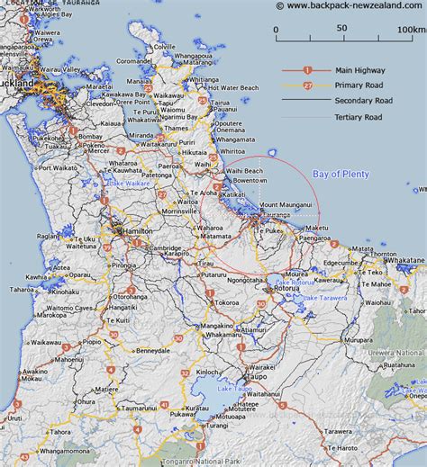 Where is Tauranga? Map - New Zealand Maps