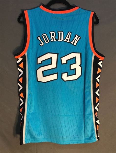 Men 1996 All Star 23 Michael Jordan Jersey Chicago Bulls Swingman ...