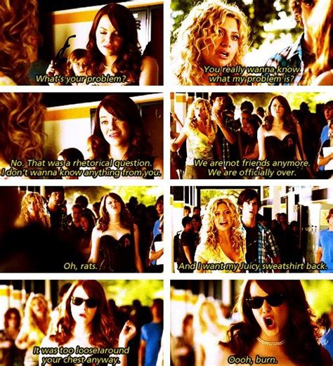 Olive Penderghast (Emma Stone) and Rhiannon (Alyson Michalka) in ''Easy ...