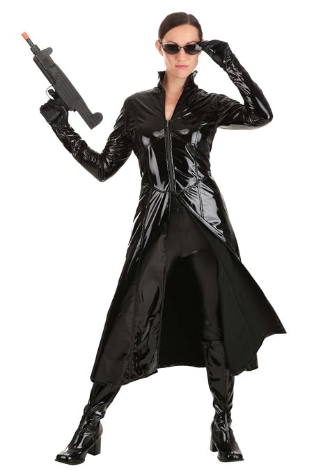 Women's The Matrix Trinity Costume