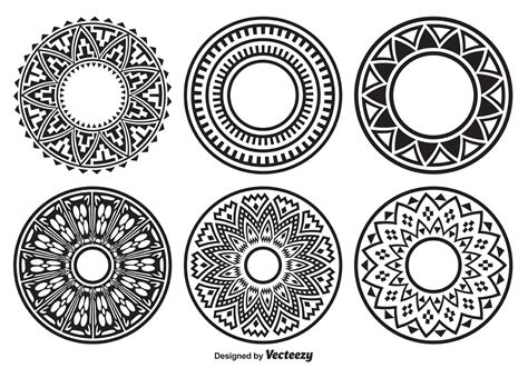 Decorated Circle Shapes - Download Free Vector Art, Stock Graphics & Images