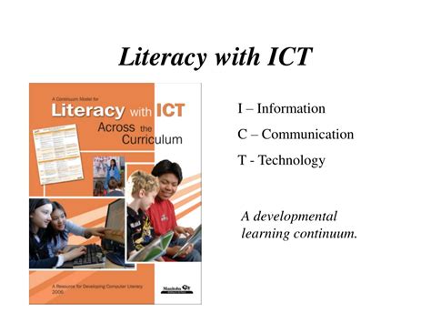 PPT - Literacy with ICT PowerPoint Presentation, free download - ID:9559011