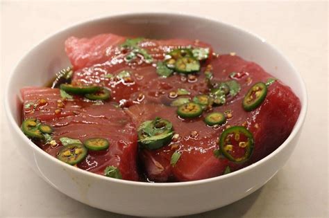 seared tuna marinade