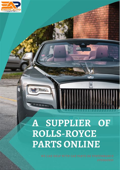 The title of yA Supplier Of Rolls-Royce Parts Onlineour publication by ...