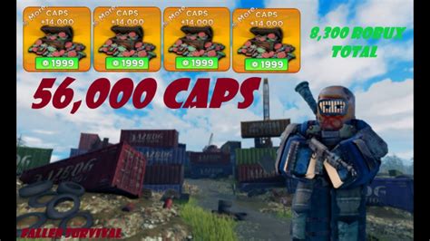 SPENDING 50K+ CAPS IN FALLEN SURVIVAL (8000+ ROBUX) | Roblox - YouTube