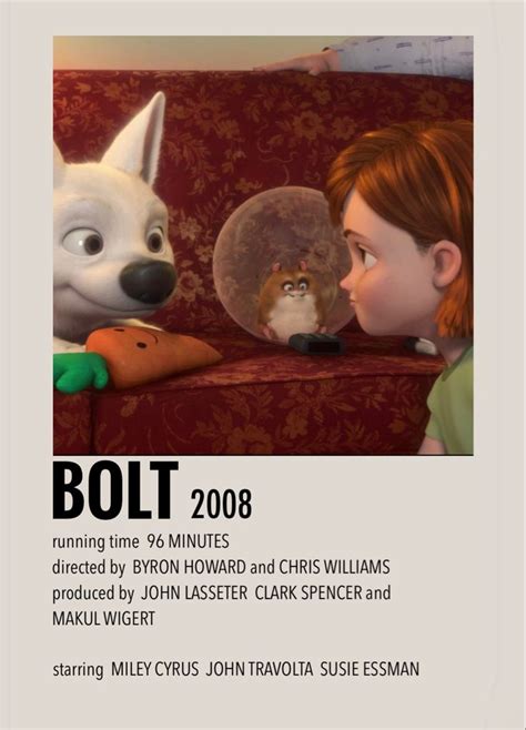 Bolt by Millie | Film posters vintage, Movie card, Iconic movie posters