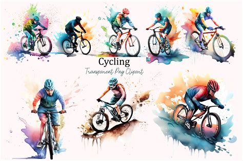 Cycling Graphic by Colourful · Creative Fabrica