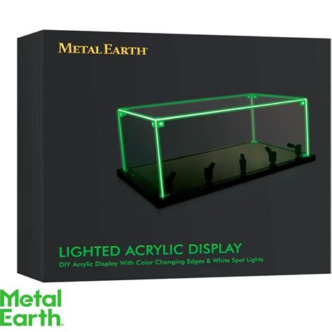 Metal Earth LED Light Display Stand Case Cabinet - 1:18 Diecast 3D ...