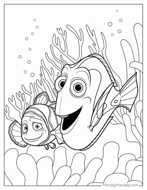 Nemo Coloring Pages Printables