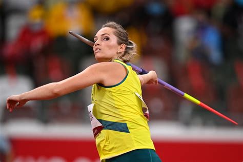 Australia's Kelsey-Lee Barber wins women's javelin…