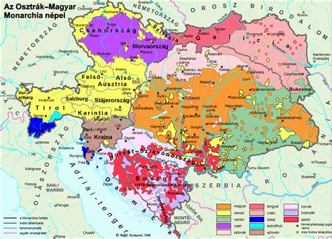 Ethnic composition of the Austro-Hungarian Empire (1910) [2131×1538 ...