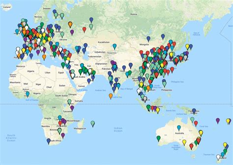 Complete Map of IHG hotels (with award prices) | Million Mile Secrets