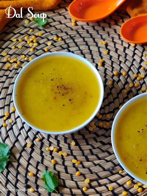 Indian Dal Soup Recipe | Vegan Yellow Lentil Soup