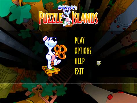 Screenshot of Snowy: Puzzle Islands (Windows, 2004) - MobyGames