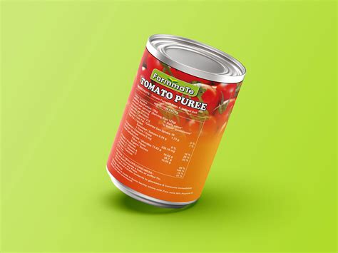 Tin Food Label Design on Behance