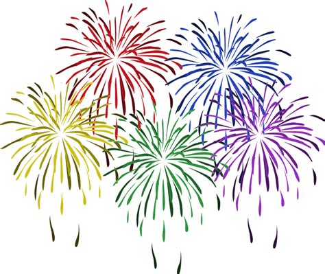 Fireworks New Year's Day Clip art - fireworks png download - 800*675 ...