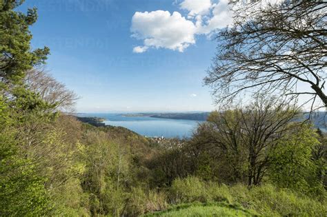 Germany, Baden-Wurttenberg, Lake Constance district, View from ...