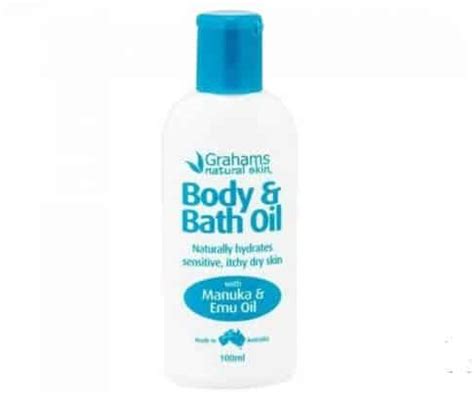 Grahams natural bath oil for eczema | Eczema treatment for babies