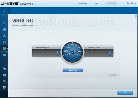 Linksys EA6300 Screenshot SpeedTest