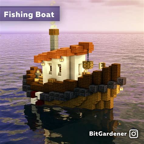 I made a steam-powered fishing boat! : DetailCraft | Minecraft crafts ...