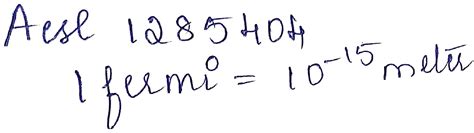 What is the relation between meter and fermi