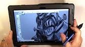 Drawing on the Surface Pro 3 using Sketchbook Pro - YouTube