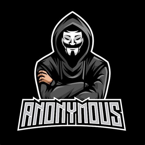 Premium Vector | Anonymous Hacker Mascot Logo Illustration