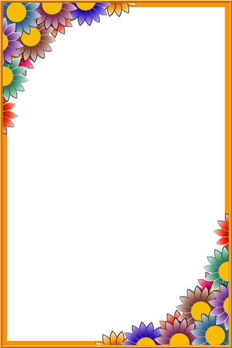 Frame Png Colorful Borders Design Clip Art Frames Borders Frame Border ...