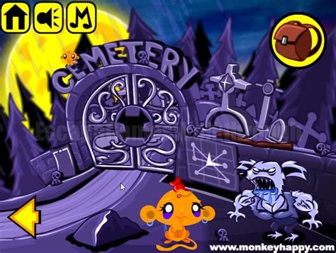 Play PencilKids - Monkey GO Happy Stage 498 - The Undead Walkthrough