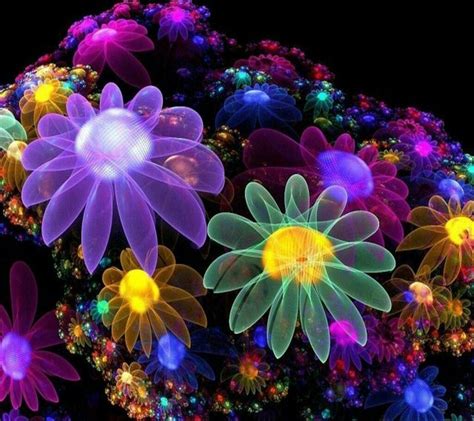 Fantastis 26+ Wallpaper Cute Neon Flowers - Joen Wallpaper