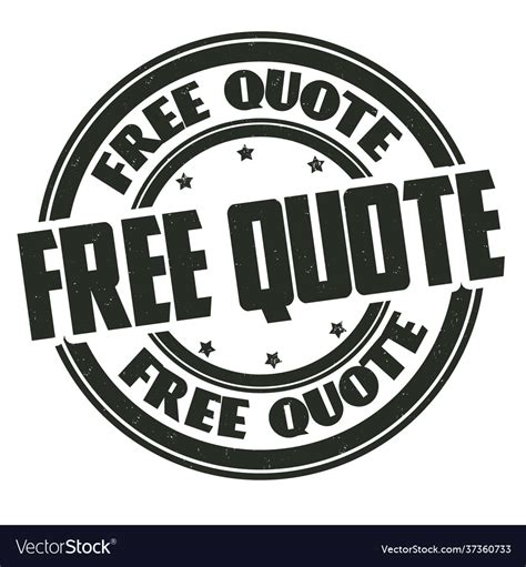 Free quote grunge rubber stamp Royalty Free Vector Image