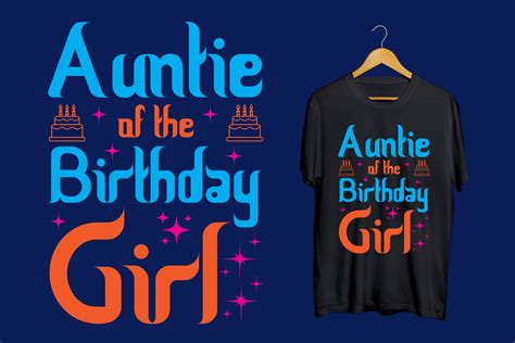 Auntie of the Birthday Girl SVG Design Graphic by Creative T-Shirts ...