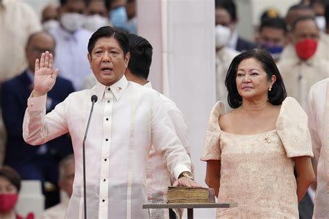 Ferdinand Marcos Jr. is officially inaugurated as the Philippine leader ...