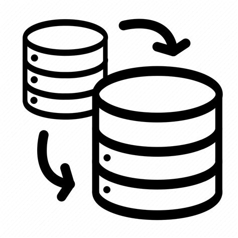 Database, data, storage, file, migration icon - Download on Iconfinder