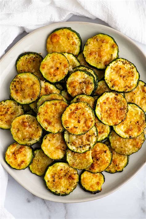 Baked Parmesan Zucchini - Baking Mischief