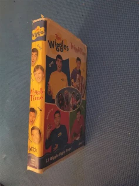 THE WIGGLES WIGGLE Time (VHS 2001) 13 Songs Children Video White ...