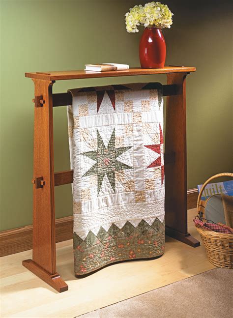 Craftsman-Style Quilt Rack | Woodworking Project | Woodsmith Plans