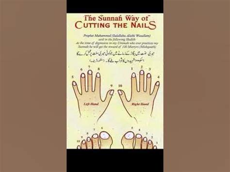 Nail cutting in ISLAM - YouTube