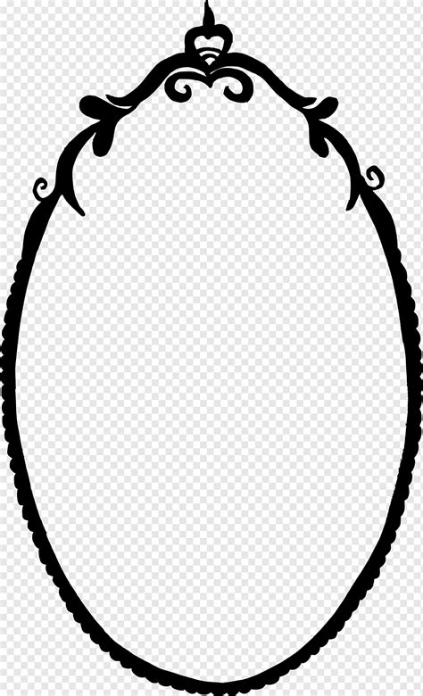 Frames, oval frame, picture Frames, line, line Art png | PNGWing