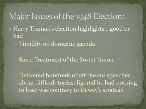 PPT - The Election of 1948 vs. The Election of 1980 PowerPoint ...