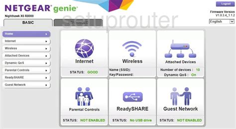 Setup WiFi on the Netgear Nighthawk X6 R8000