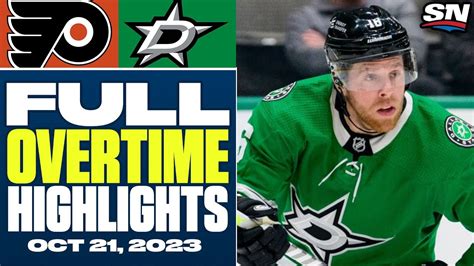 Flyers vs. Stars | FULL Overtime Highlights - October 21, 2023 - YouTube