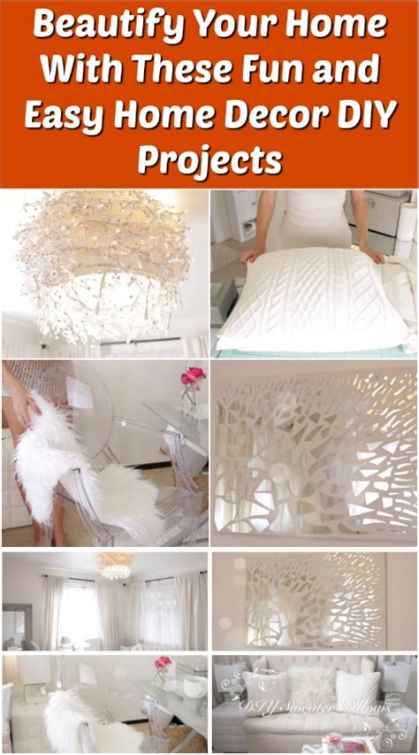 Beautify Your Home With These Fun and Easy Home Decor DIY Projects ...