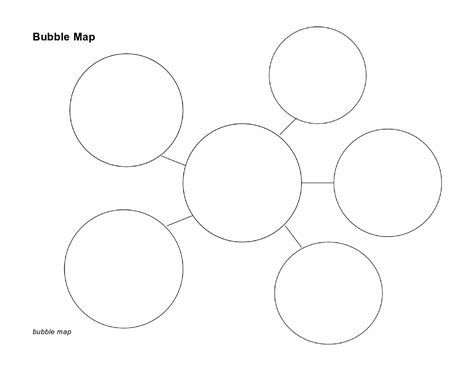 Bubble Map Graphic Organizer Pdf - Map Of Italy